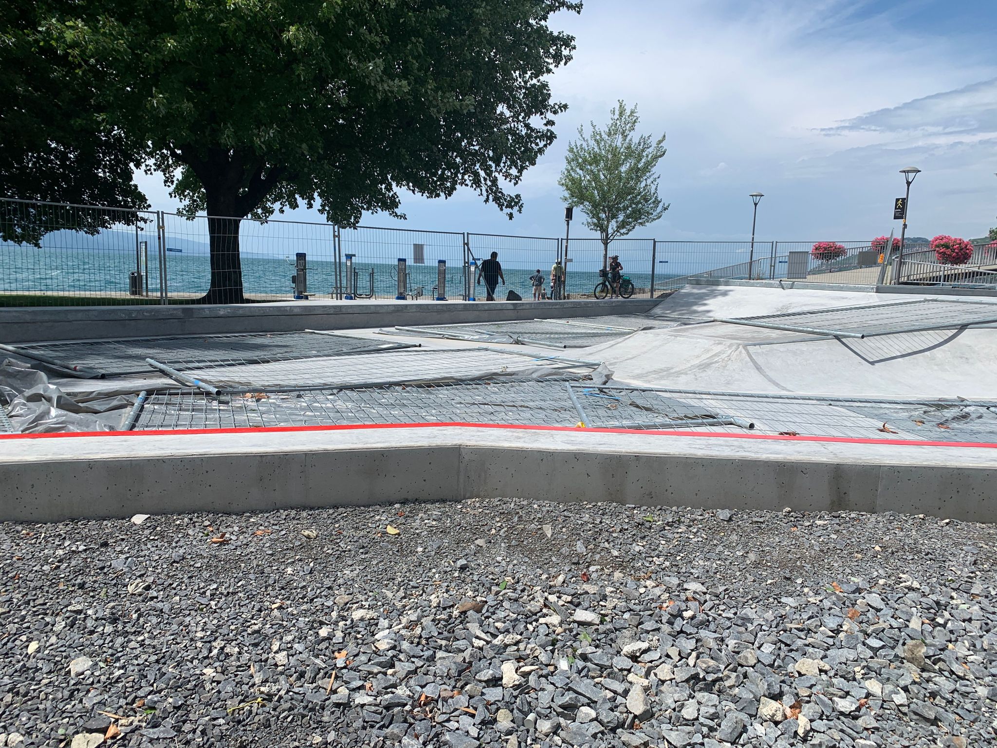 Les travaux du nouveau skatepark de la ville de Vevey arrivent à leur terme